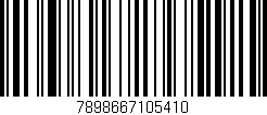 Código de barras (EAN, GTIN, SKU, ISBN): '7898667105410'