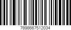 Código de barras (EAN, GTIN, SKU, ISBN): '7898667512034'