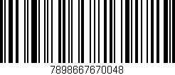 Código de barras (EAN, GTIN, SKU, ISBN): '7898667670048'