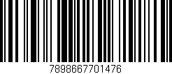 Código de barras (EAN, GTIN, SKU, ISBN): '7898667701476'