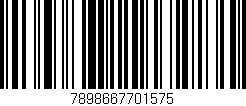 Código de barras (EAN, GTIN, SKU, ISBN): '7898667701575'