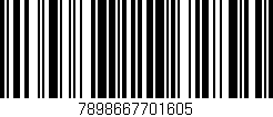 Código de barras (EAN, GTIN, SKU, ISBN): '7898667701605'