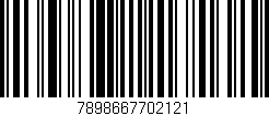 Código de barras (EAN, GTIN, SKU, ISBN): '7898667702121'