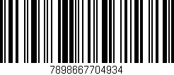 Código de barras (EAN, GTIN, SKU, ISBN): '7898667704934'