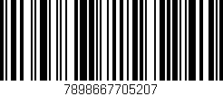 Código de barras (EAN, GTIN, SKU, ISBN): '7898667705207'