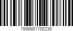 Código de barras (EAN, GTIN, SKU, ISBN): '7898667705238'