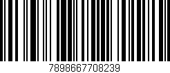Código de barras (EAN, GTIN, SKU, ISBN): '7898667708239'