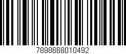 Código de barras (EAN, GTIN, SKU, ISBN): '7898668010492'