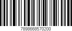 Código de barras (EAN, GTIN, SKU, ISBN): '7898668570200'