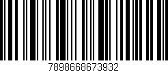 Código de barras (EAN, GTIN, SKU, ISBN): '7898668673932'