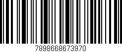 Código de barras (EAN, GTIN, SKU, ISBN): '7898668673970'