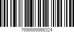 Código de barras (EAN, GTIN, SKU, ISBN): '7898668966324'