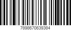 Código de barras (EAN, GTIN, SKU, ISBN): '7898670639384'