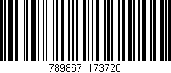 Código de barras (EAN, GTIN, SKU, ISBN): '7898671173726'