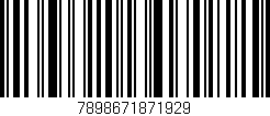 Código de barras (EAN, GTIN, SKU, ISBN): '7898671871929'