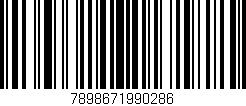 Código de barras (EAN, GTIN, SKU, ISBN): '7898671990286'