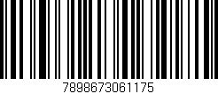 Código de barras (EAN, GTIN, SKU, ISBN): '7898673061175'