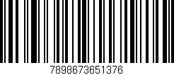 Código de barras (EAN, GTIN, SKU, ISBN): '7898673651376'