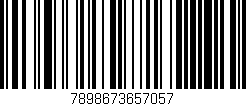 Código de barras (EAN, GTIN, SKU, ISBN): '7898673657057'