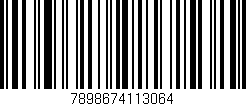Código de barras (EAN, GTIN, SKU, ISBN): '7898674113064'