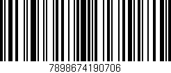 Código de barras (EAN, GTIN, SKU, ISBN): '7898674190706'