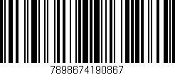 Código de barras (EAN, GTIN, SKU, ISBN): '7898674190867'