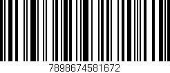 Código de barras (EAN, GTIN, SKU, ISBN): '7898674581672'