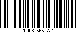 Código de barras (EAN, GTIN, SKU, ISBN): '7898675550721'