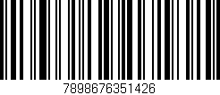 Código de barras (EAN, GTIN, SKU, ISBN): '7898676351426'