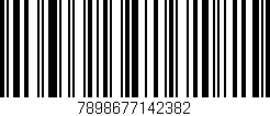 Código de barras (EAN, GTIN, SKU, ISBN): '7898677142382'