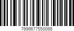 Código de barras (EAN, GTIN, SKU, ISBN): '7898677550088'
