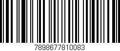 Código de barras (EAN, GTIN, SKU, ISBN): '7898677810083'