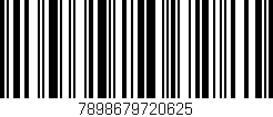 Código de barras (EAN, GTIN, SKU, ISBN): '7898679720625'