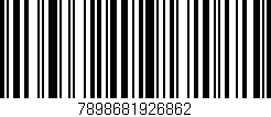 Código de barras (EAN, GTIN, SKU, ISBN): '7898681926862'