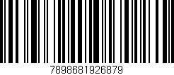 Código de barras (EAN, GTIN, SKU, ISBN): '7898681926879'