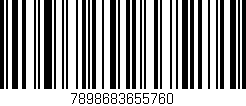 Código de barras (EAN, GTIN, SKU, ISBN): '7898683655760'