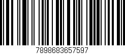 Código de barras (EAN, GTIN, SKU, ISBN): '7898683657597'