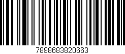 Código de barras (EAN, GTIN, SKU, ISBN): '7898683820663'