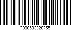 Código de barras (EAN, GTIN, SKU, ISBN): '7898683820755'