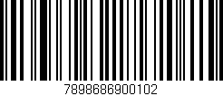 Código de barras (EAN, GTIN, SKU, ISBN): '7898686900102'