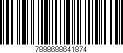 Código de barras (EAN, GTIN, SKU, ISBN): '7898688641874'