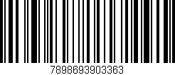 Código de barras (EAN, GTIN, SKU, ISBN): '7898693903363'