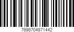 Código de barras (EAN, GTIN, SKU, ISBN): '7898704971442'
