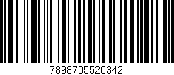 Código de barras (EAN, GTIN, SKU, ISBN): '7898705520342'