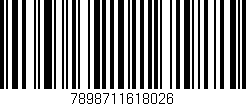 Código de barras (EAN, GTIN, SKU, ISBN): '7898711618026'