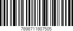 Código de barras (EAN, GTIN, SKU, ISBN): '7898711807505'