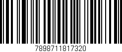 Código de barras (EAN, GTIN, SKU, ISBN): '7898711817320'