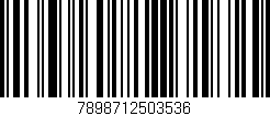 Código de barras (EAN, GTIN, SKU, ISBN): '7898712503536'