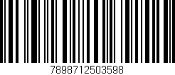 Código de barras (EAN, GTIN, SKU, ISBN): '7898712503598'