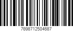 Código de barras (EAN, GTIN, SKU, ISBN): '7898712504687'